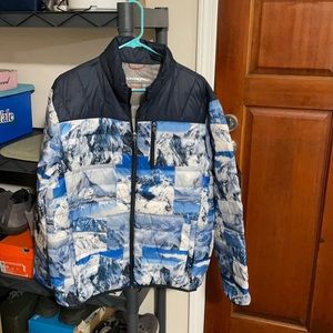 Hawke & Co Packable Down Jacket Mountain Collage